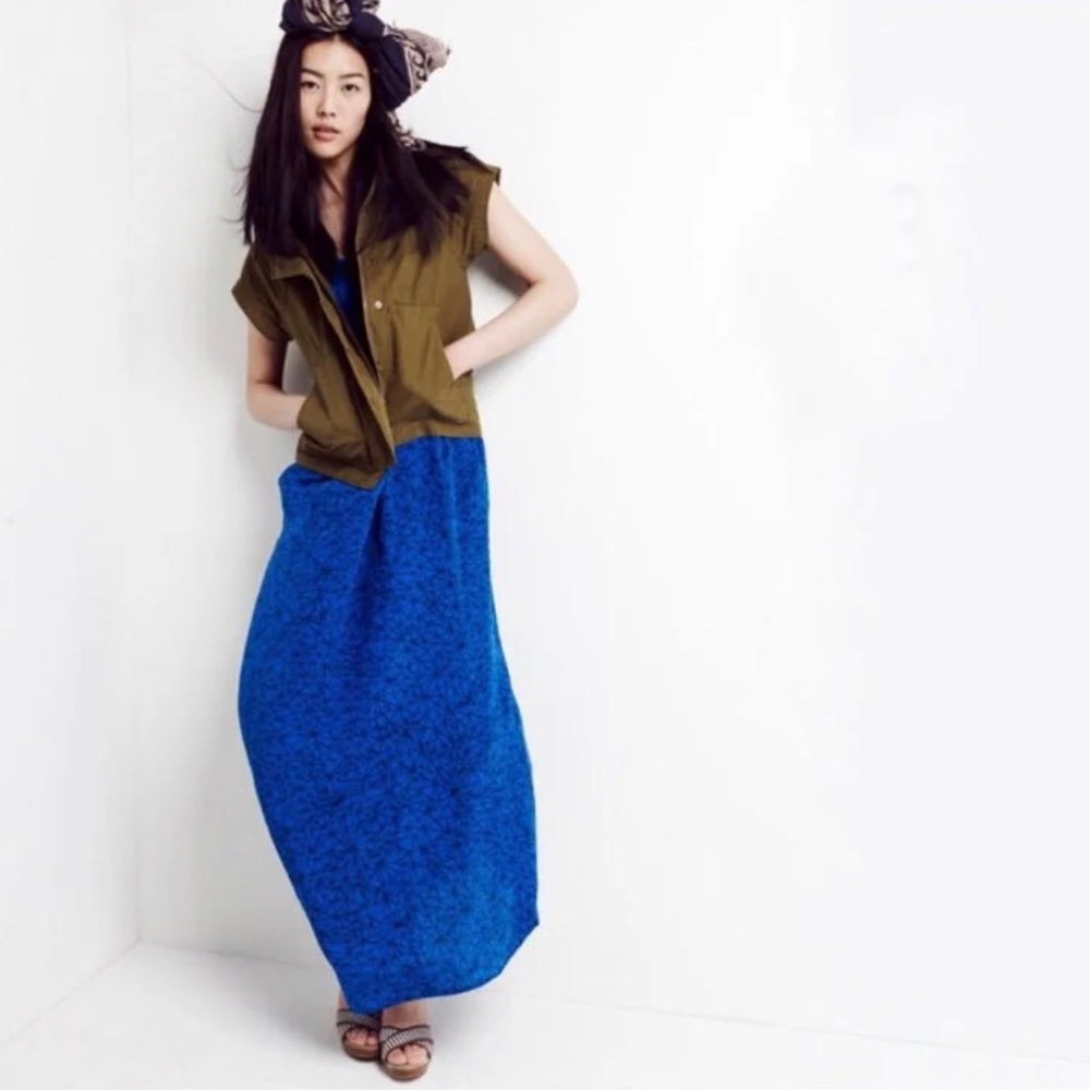 Madewell Silk Maxi Dress Size 2